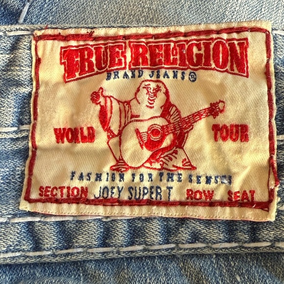 True Religion Vintage 90s Y2K Joey Super T Flared Bootcut Low Rise Jeans size 30 - Picture 7 of 10
